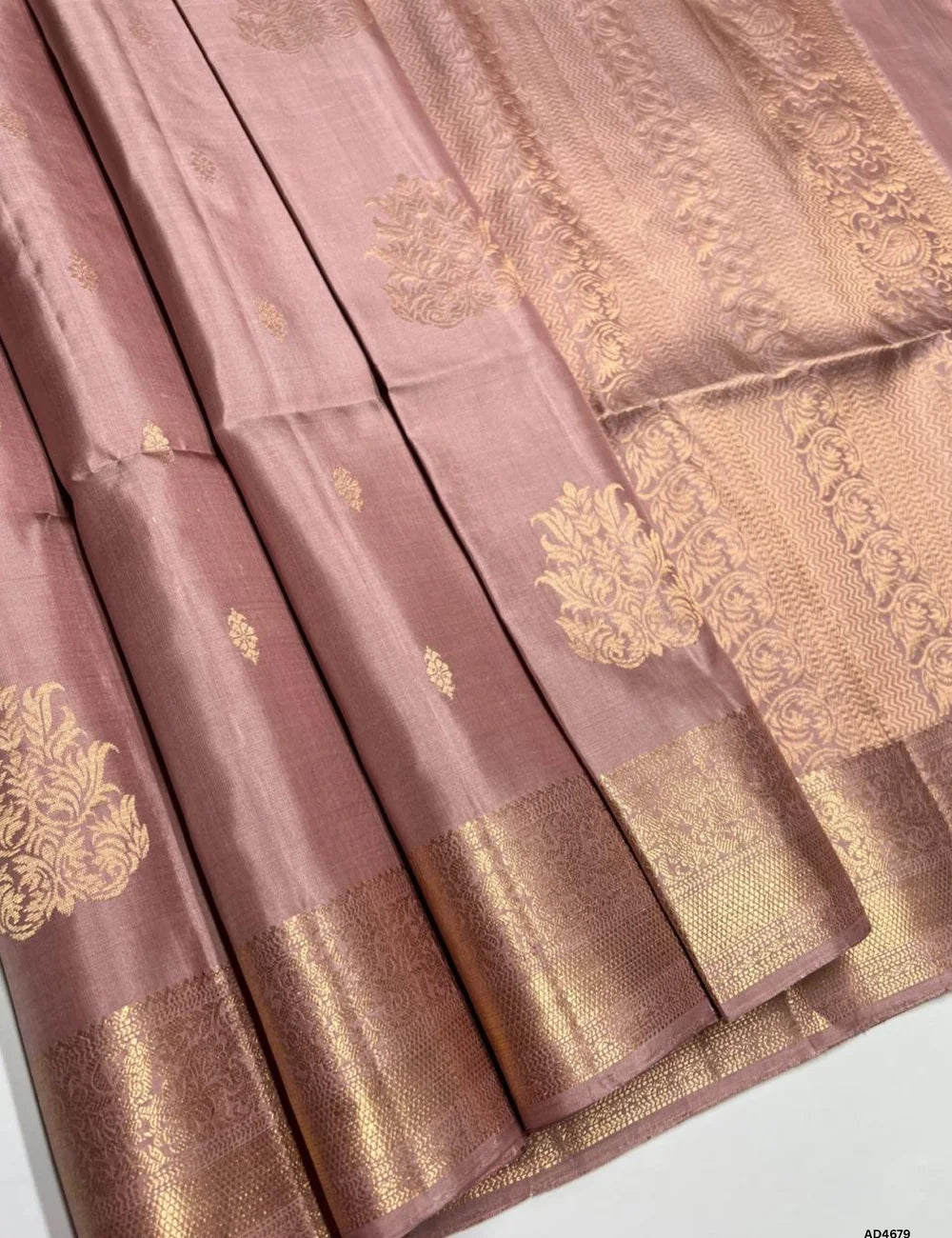 Biscuit - Kanchi Border Soft Silk Saree