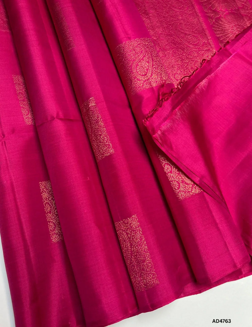Rani Pink - Soft Silk Saree