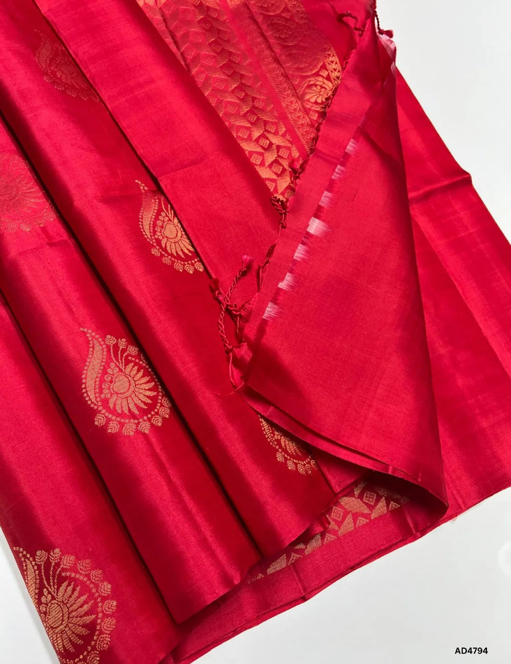 Red - Soft Silk Saree