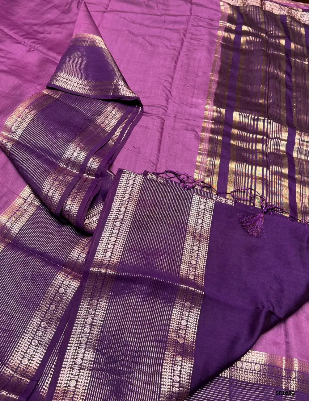 Ventage Rassberry & Grape - Binny Silk Saree