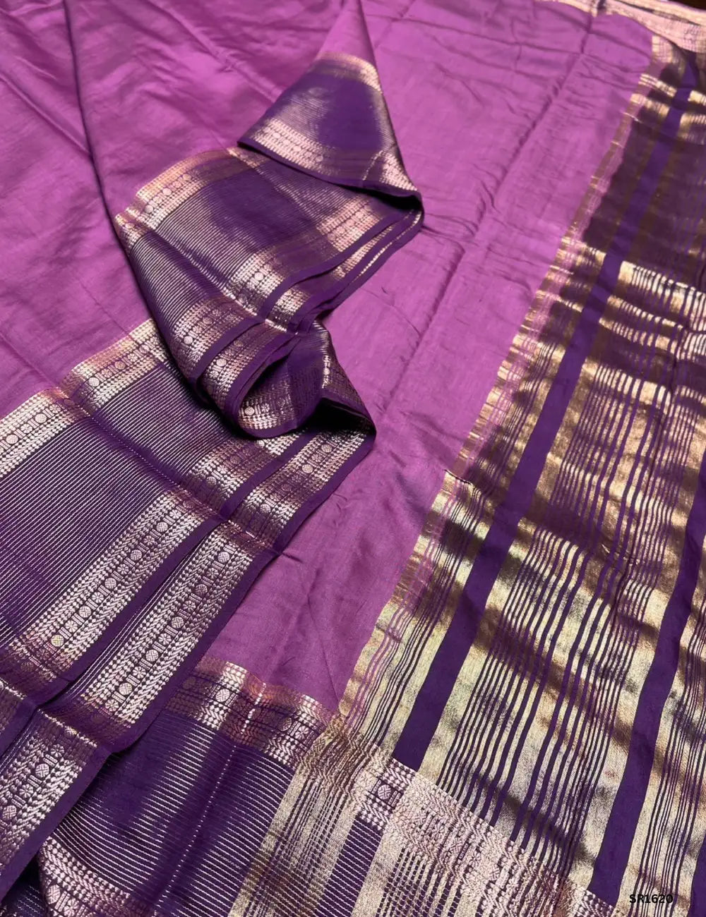 Ventage Rassberry & Grape - Binny Silk Saree