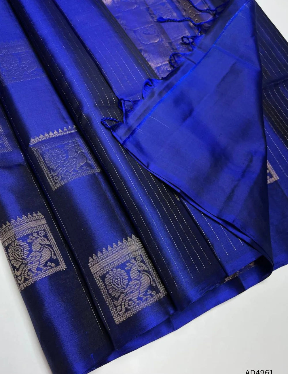 Royal Blue - Soft Silk Saree