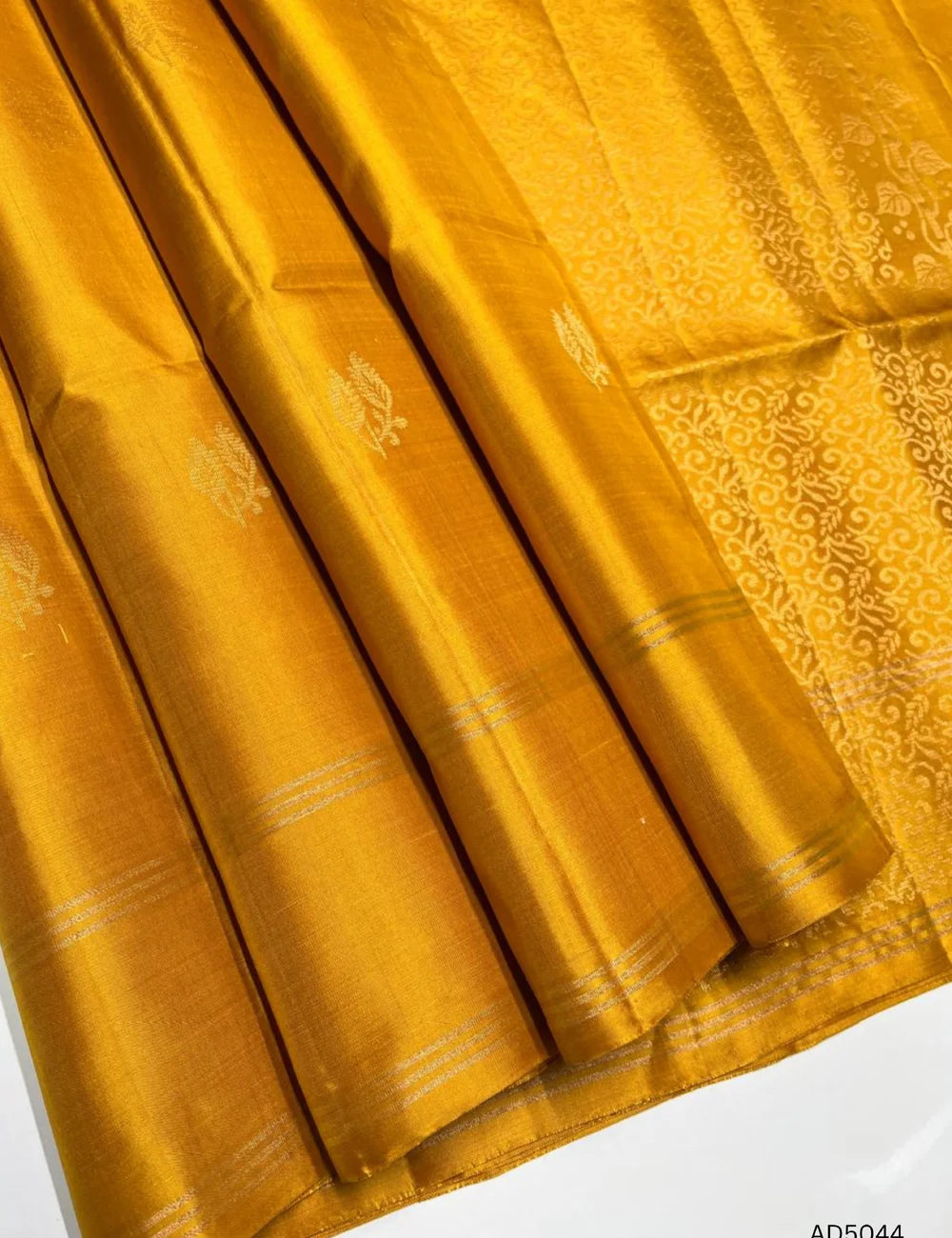 Mustard Yellow - Soft Silk Saree