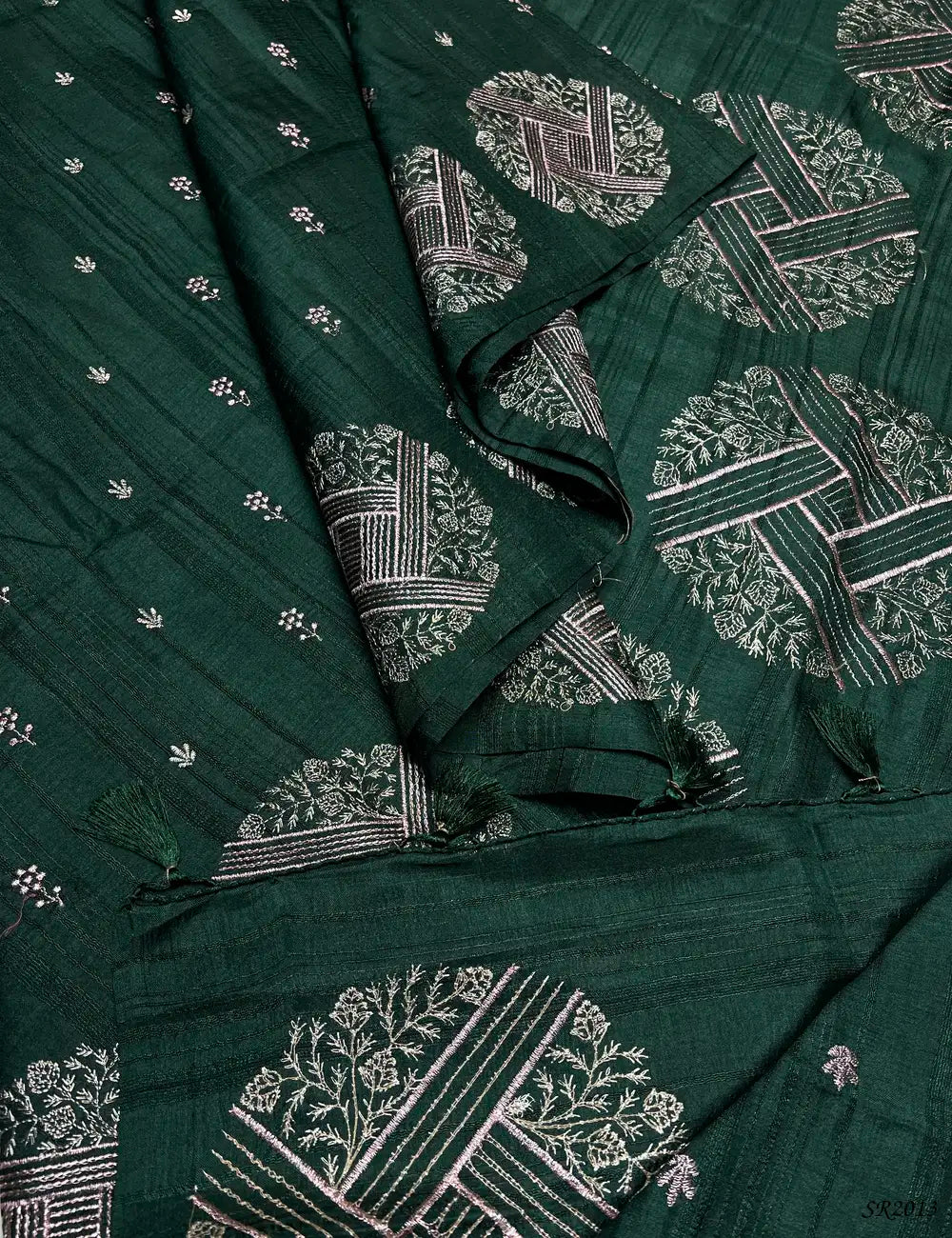 Green - Semi Tussar Saree -