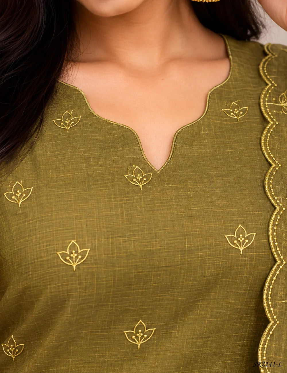 Mehendhi Green - Salwar Set -
