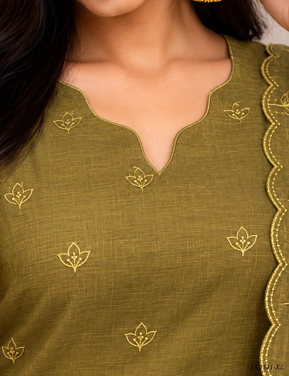 Mehendhi Green - Salwar Set -