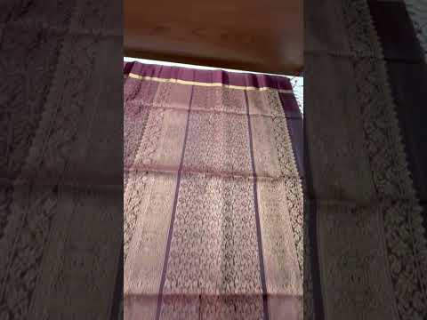 Wooden Brown - Soft Silk Bridal Saree