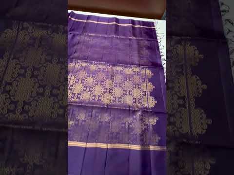 Deep Purple - Kolam Soft silk Saree