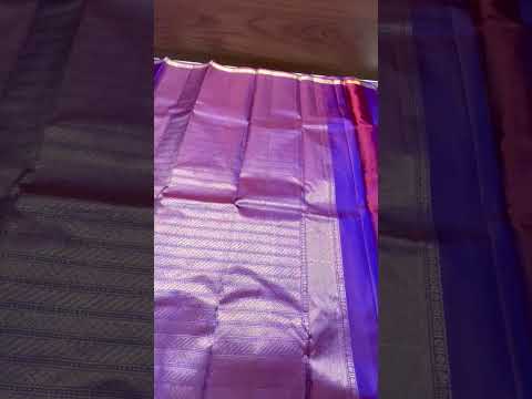 Dual Tone Purple - Kanchi Border Soft Silk Saree
