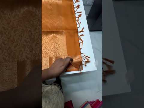 Burnt Orange - Kanchi Border Soft Silk Saree