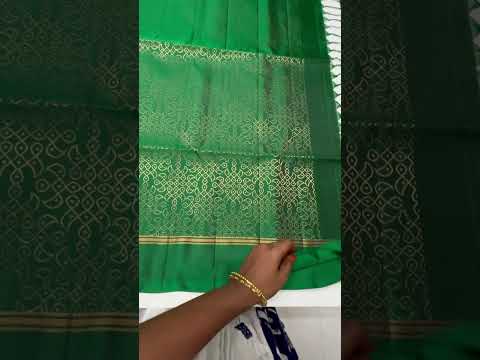 Green - Kolam Soft Silk Saree