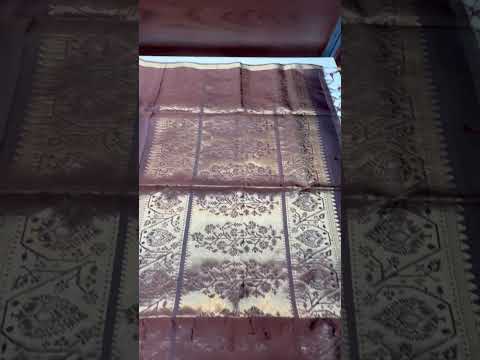 Coffee Brown - OneSide Fancy Border Soft Silk Saree