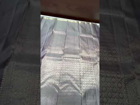 Pigeon Grey - Kanchi Border Soft Silk Saree