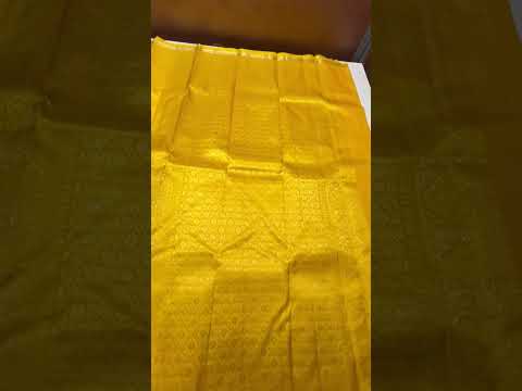 Yellow - Kanchi Border Soft Silk Saree