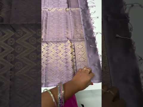 Lilac Luster - Soft Silk Saree
