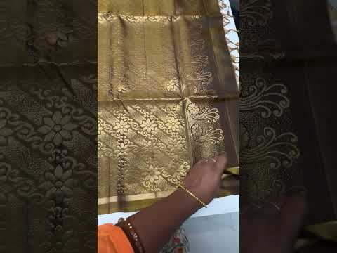 Wooden brown - Soft Silk Saree