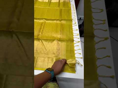 Ivory & Yellow - Kanchi Border Soft Silk Saree