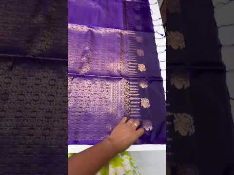 Purple - Fancy Border Soft Silk Saree