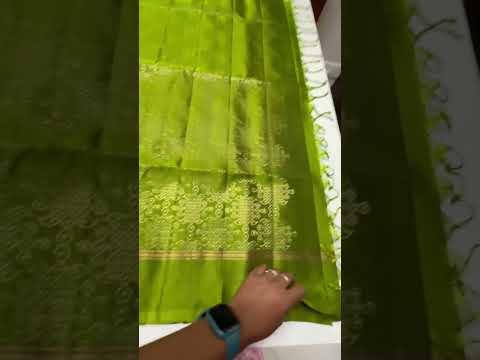 Green - Kolam Soft Silk Saree