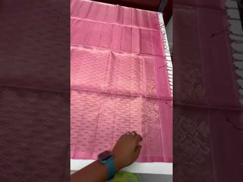 Pink - Fancy Border Soft Silk Saree