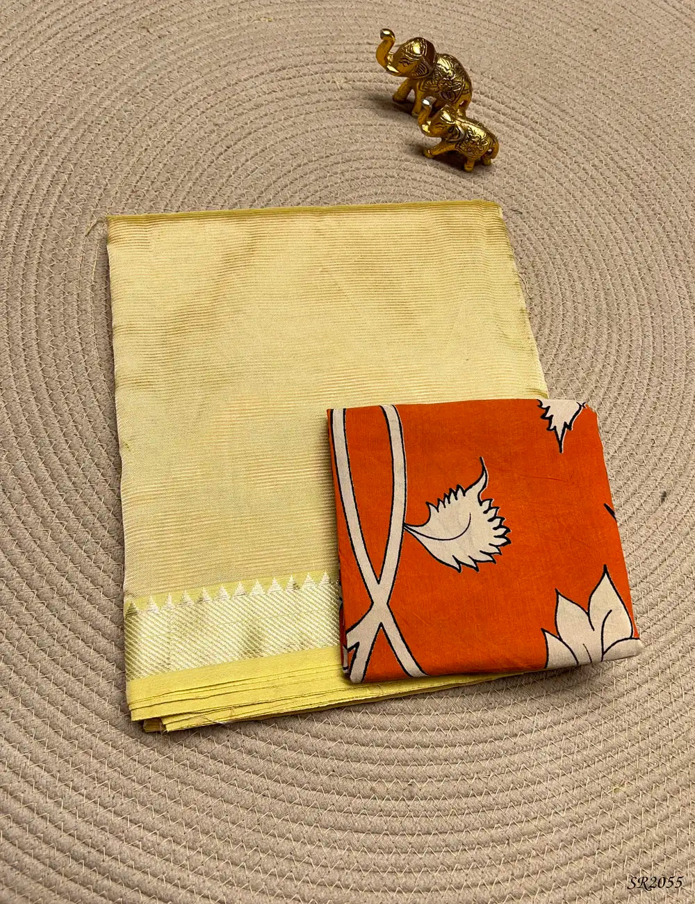 Sandal - Mangalagiri Silk Cotton Front View