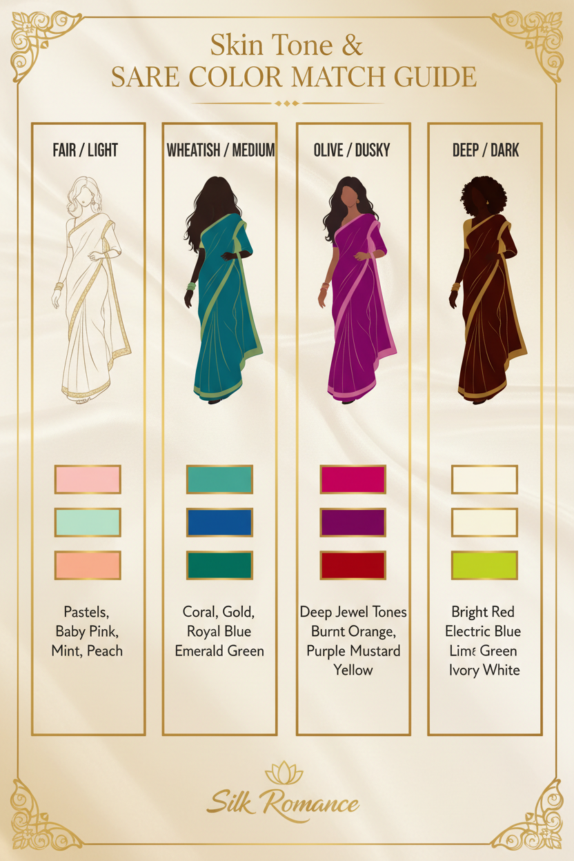 Skin Tone & Dress Color Match Guide