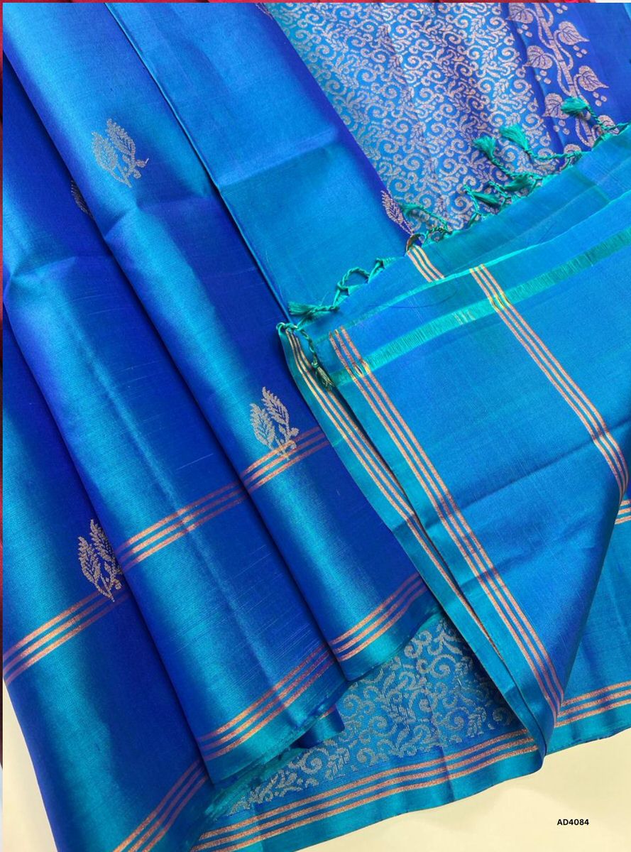 Cobalt Blue - Soft Silk Saree