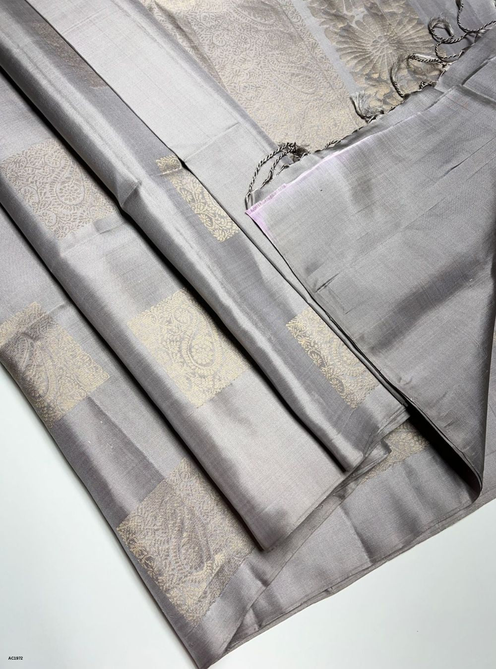 Silver - Soft Silk Saree