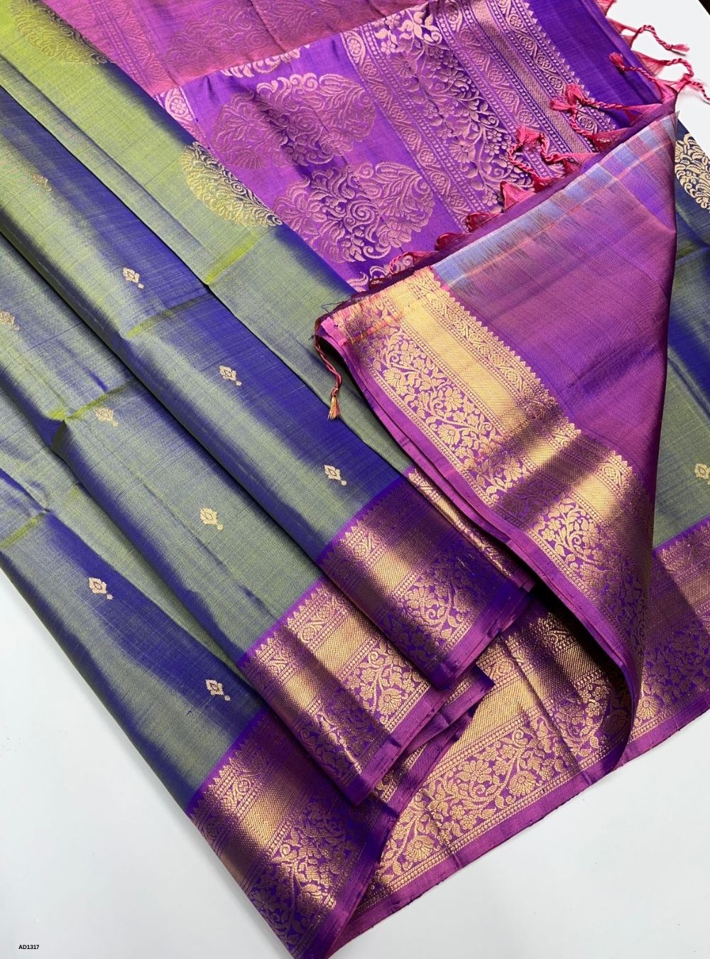 Dual Tone  -  Soft Silk Saree