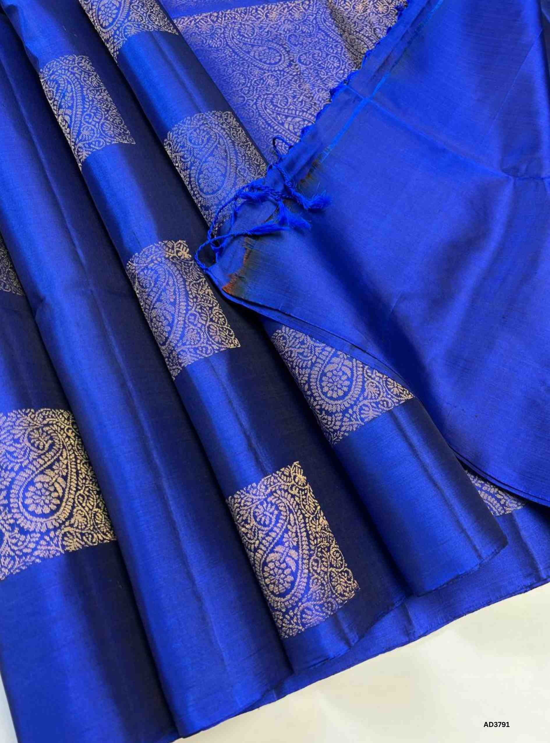 Royal Blue - Soft Silk Saree