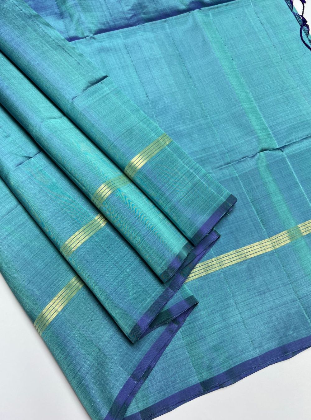 Purplish Blue -  Soft Silk Saree