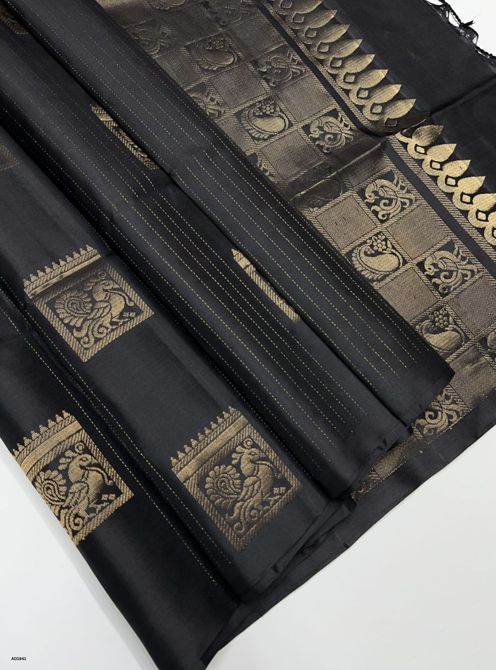 Black - Soft Silk Saree