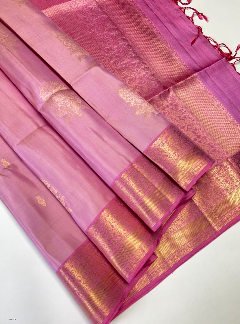 Lotus Pink - Soft Silk Saree