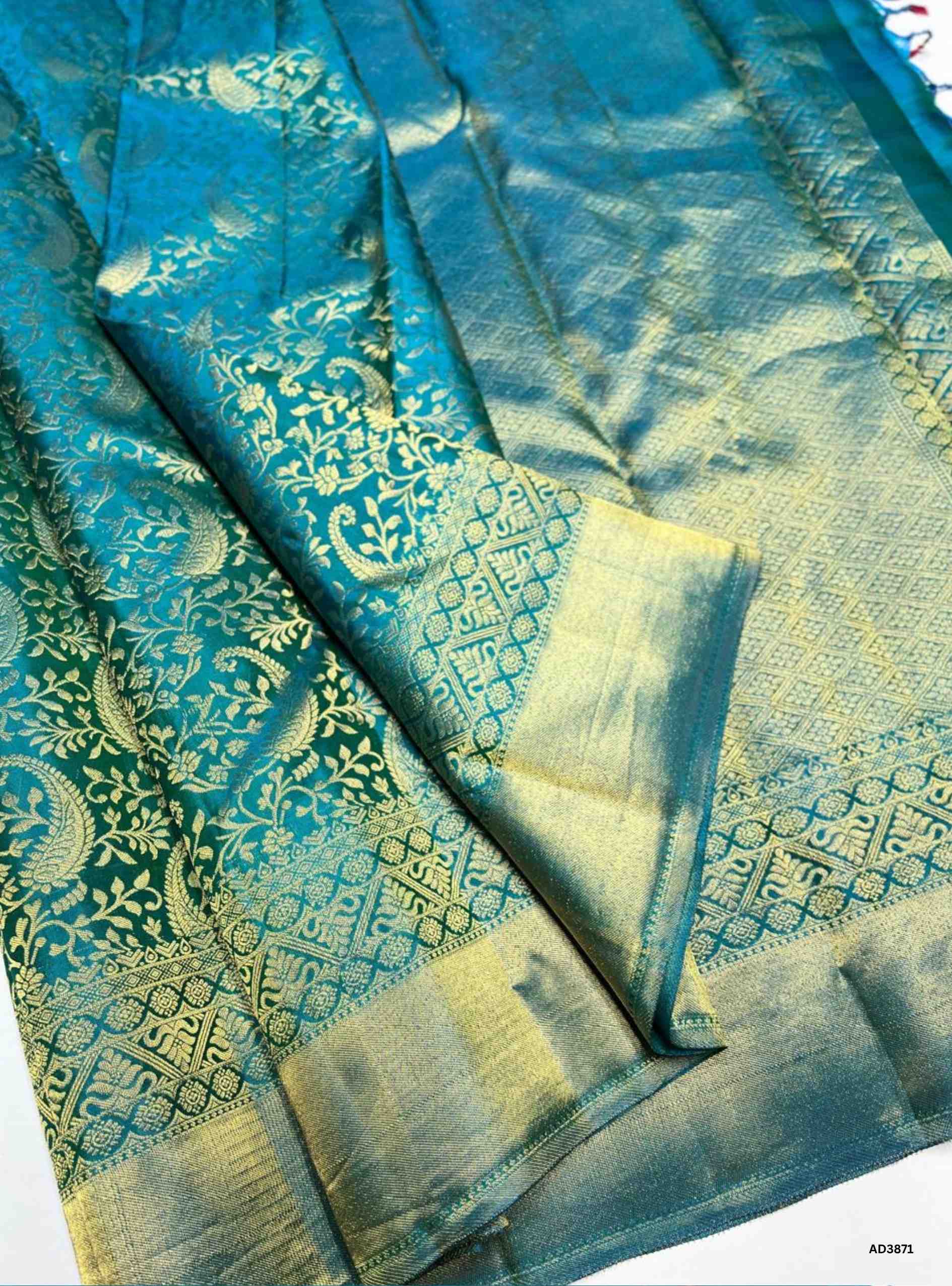 Rama Green - Kanjeevaram Bridal Saree