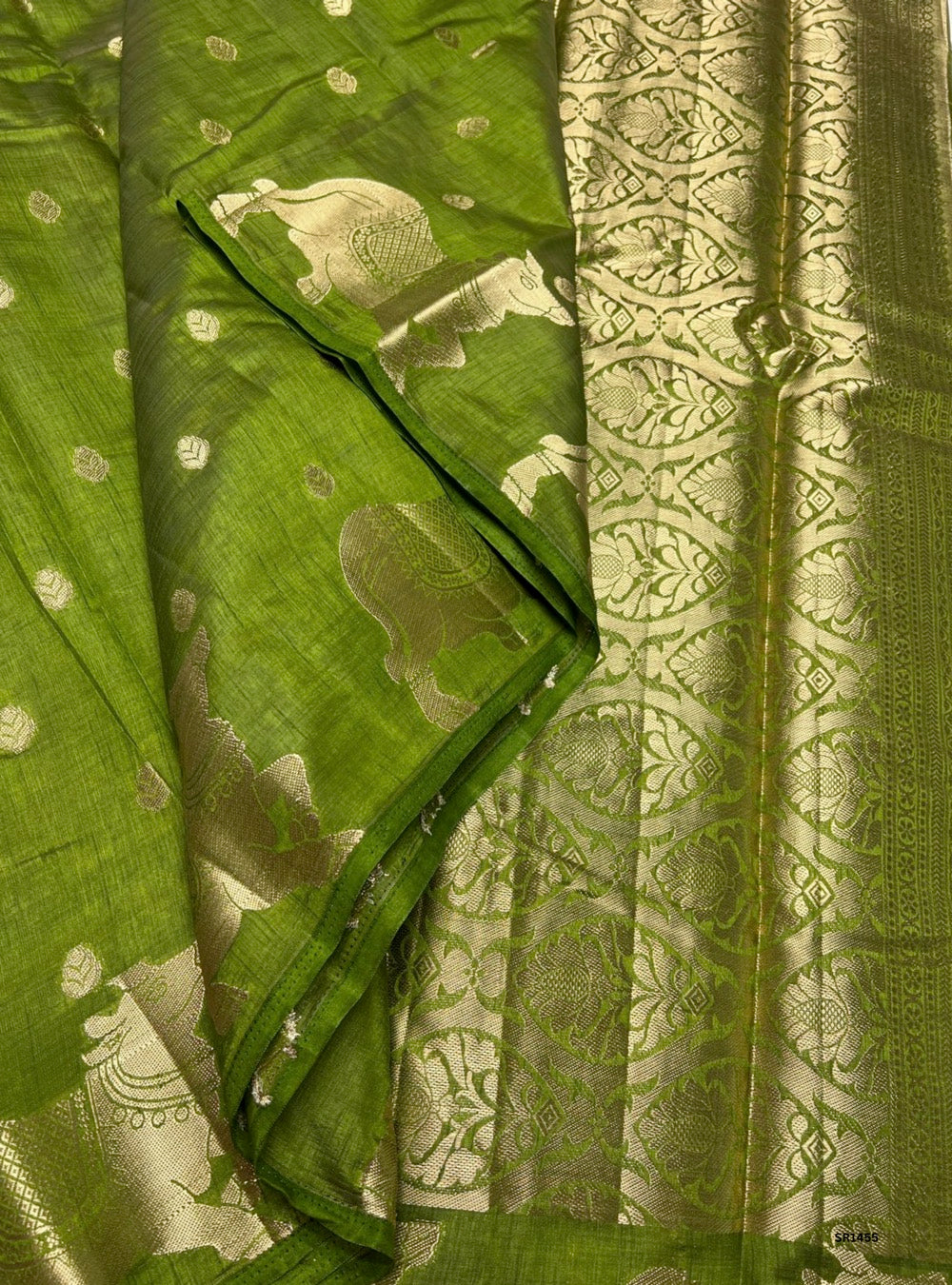 Green - Semi Tussar Saree
