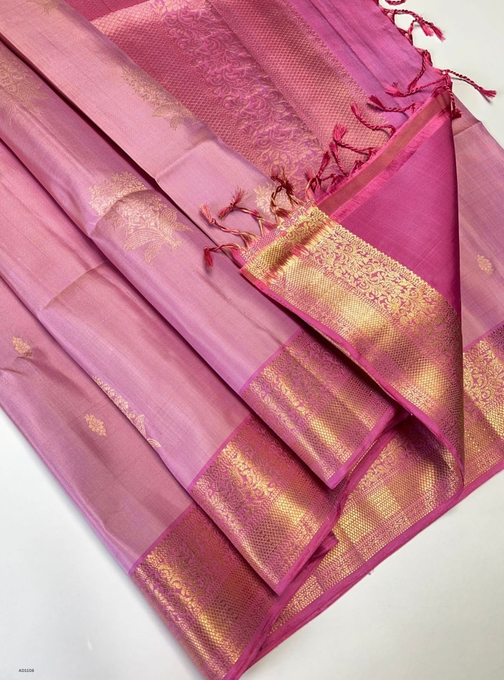 Lotus Pink - Soft Silk Saree