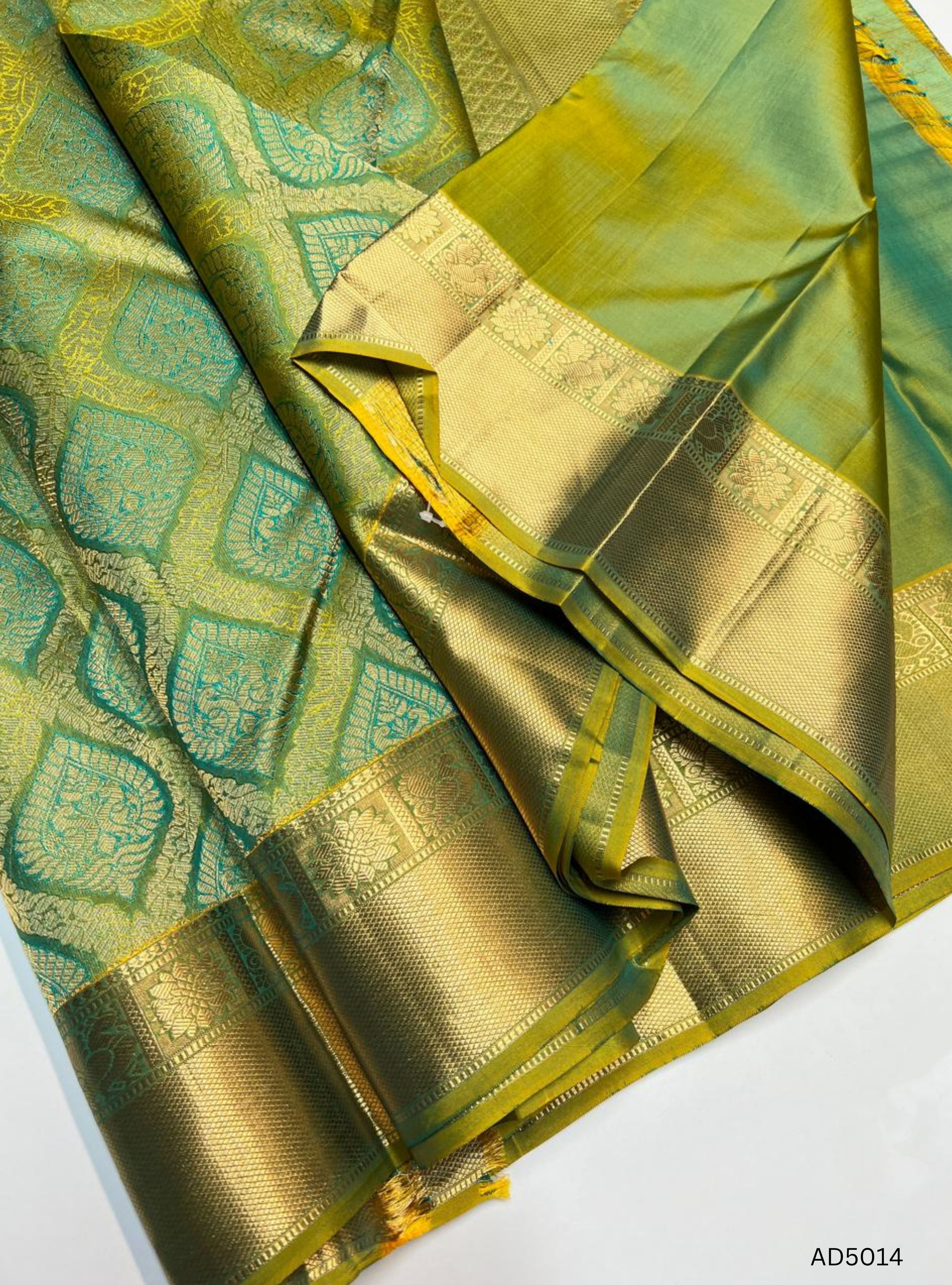 Elaichi Green - Kanjeevaram Bridal Saree