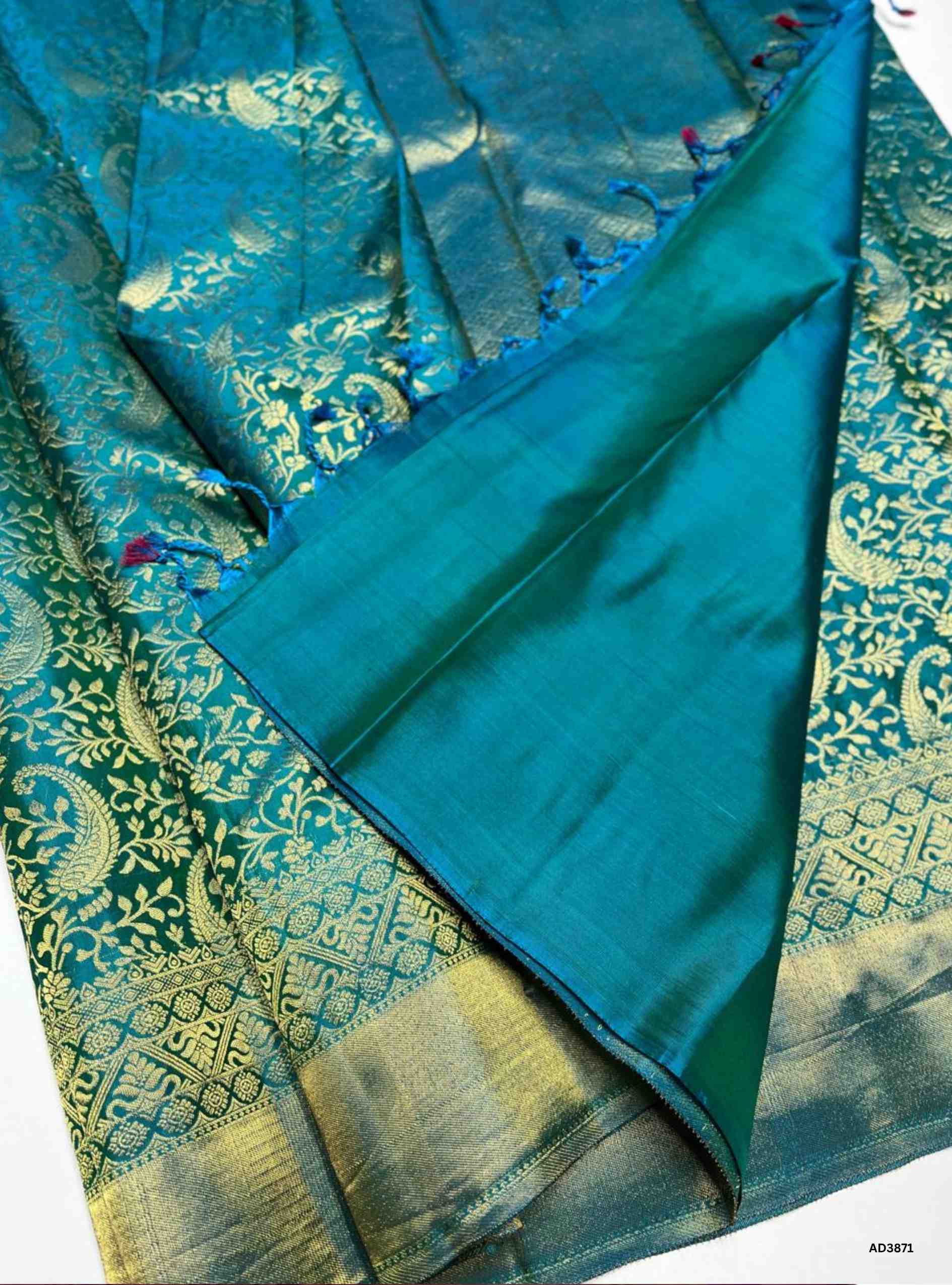 Rama Green - Kanjeevaram Bridal Saree
