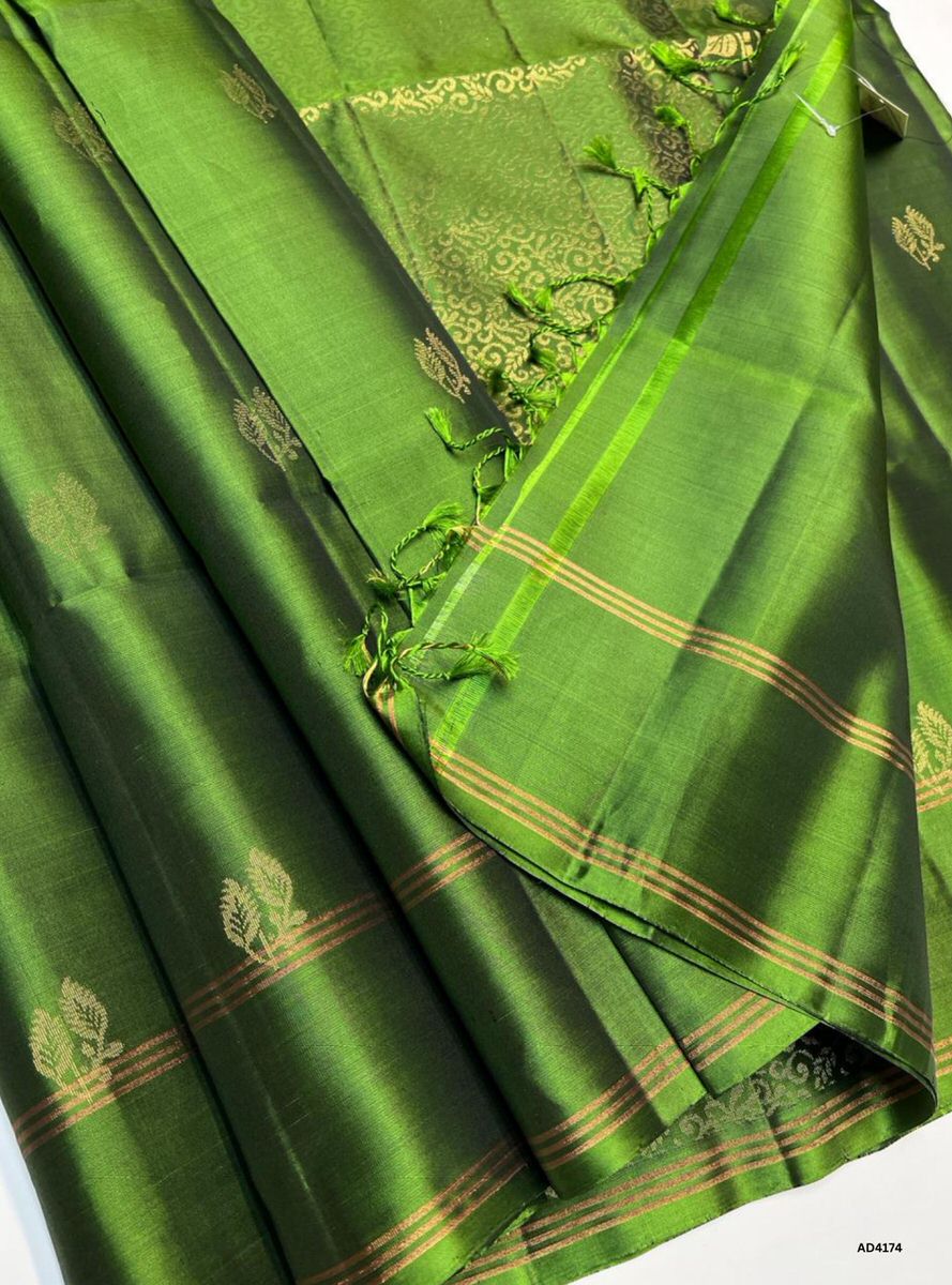 Avocado - Soft Silk Saree