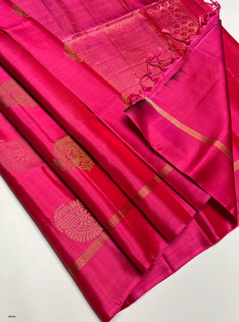 Pink - Soft Silk Saree