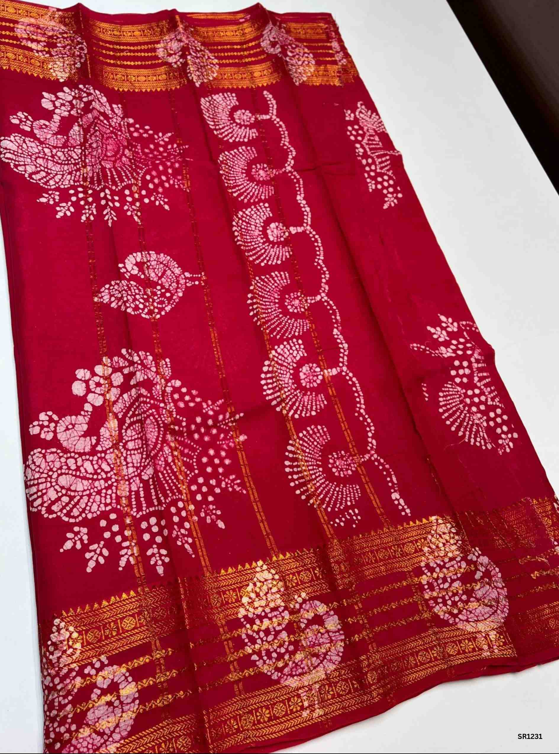 Pink - Wax Chungudi Cotton