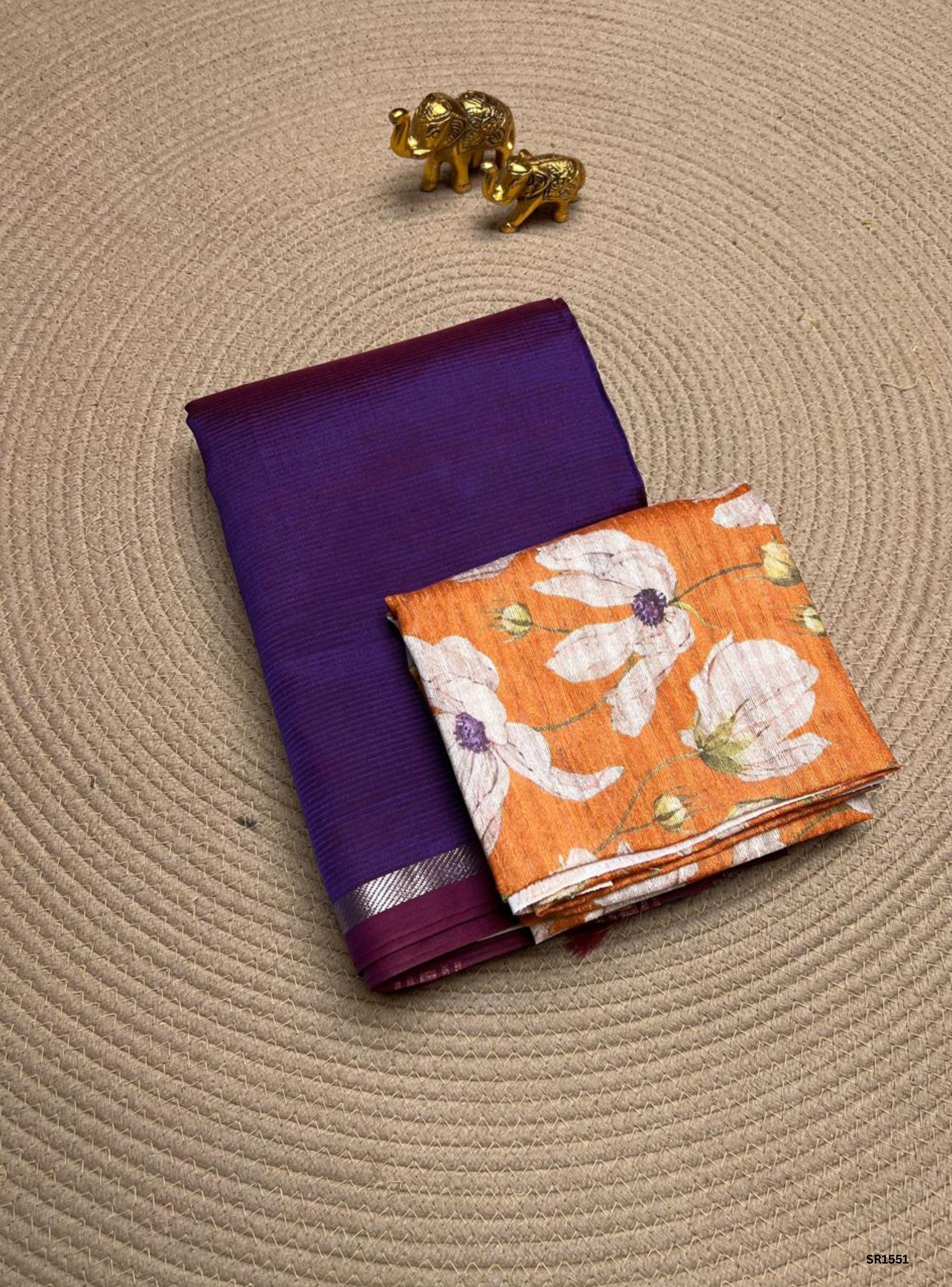 Purple - Mangalagiri Silk Cotton Saree