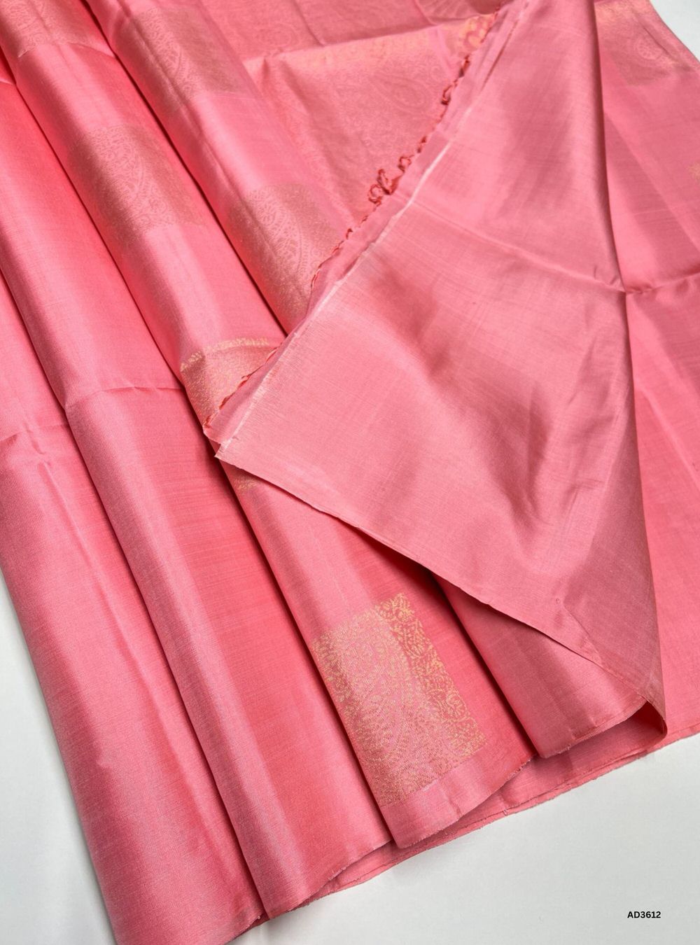 Light Peach - Soft Silk Saree