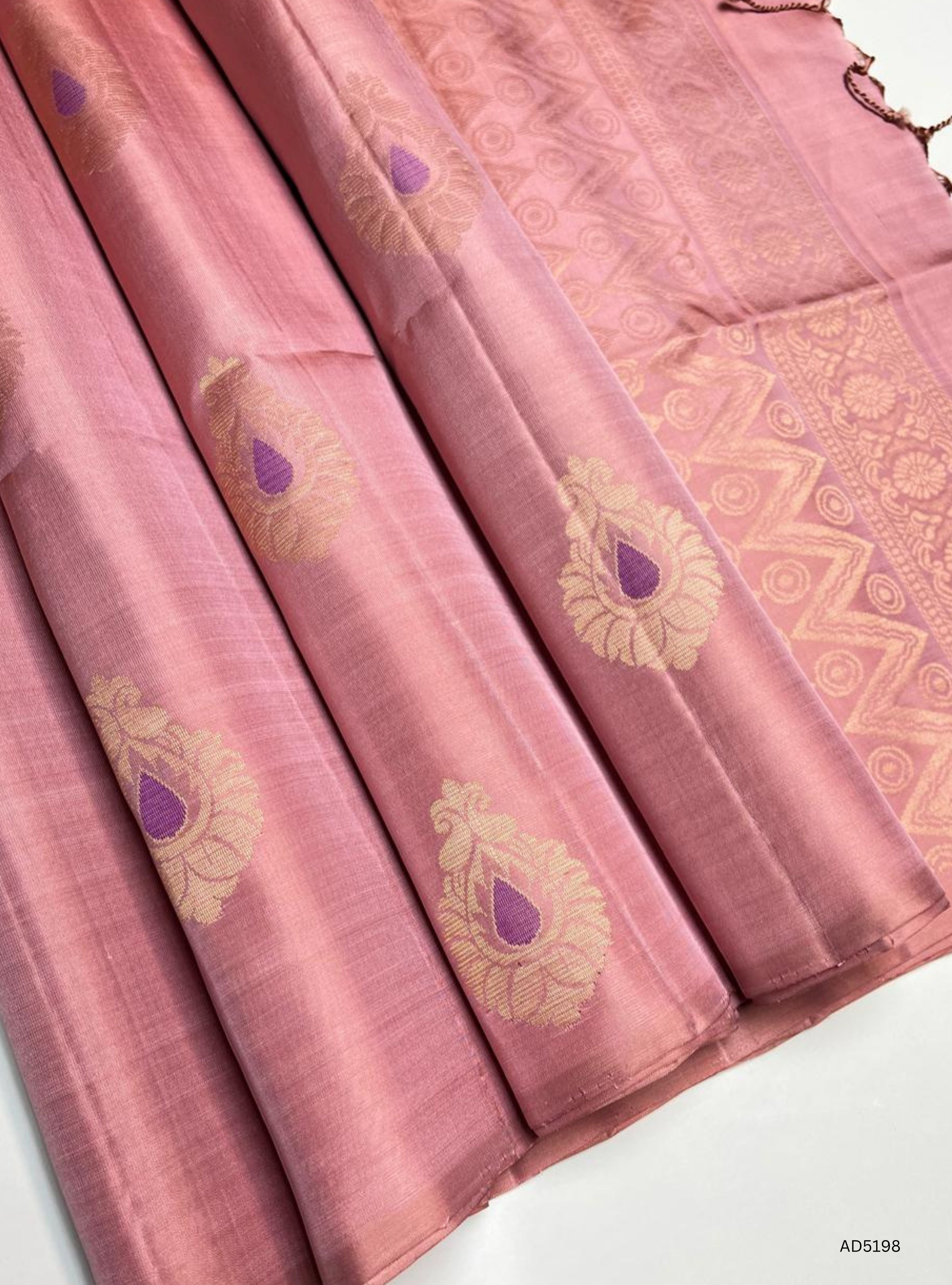 Maple Biscuit - Soft Silk Saree
