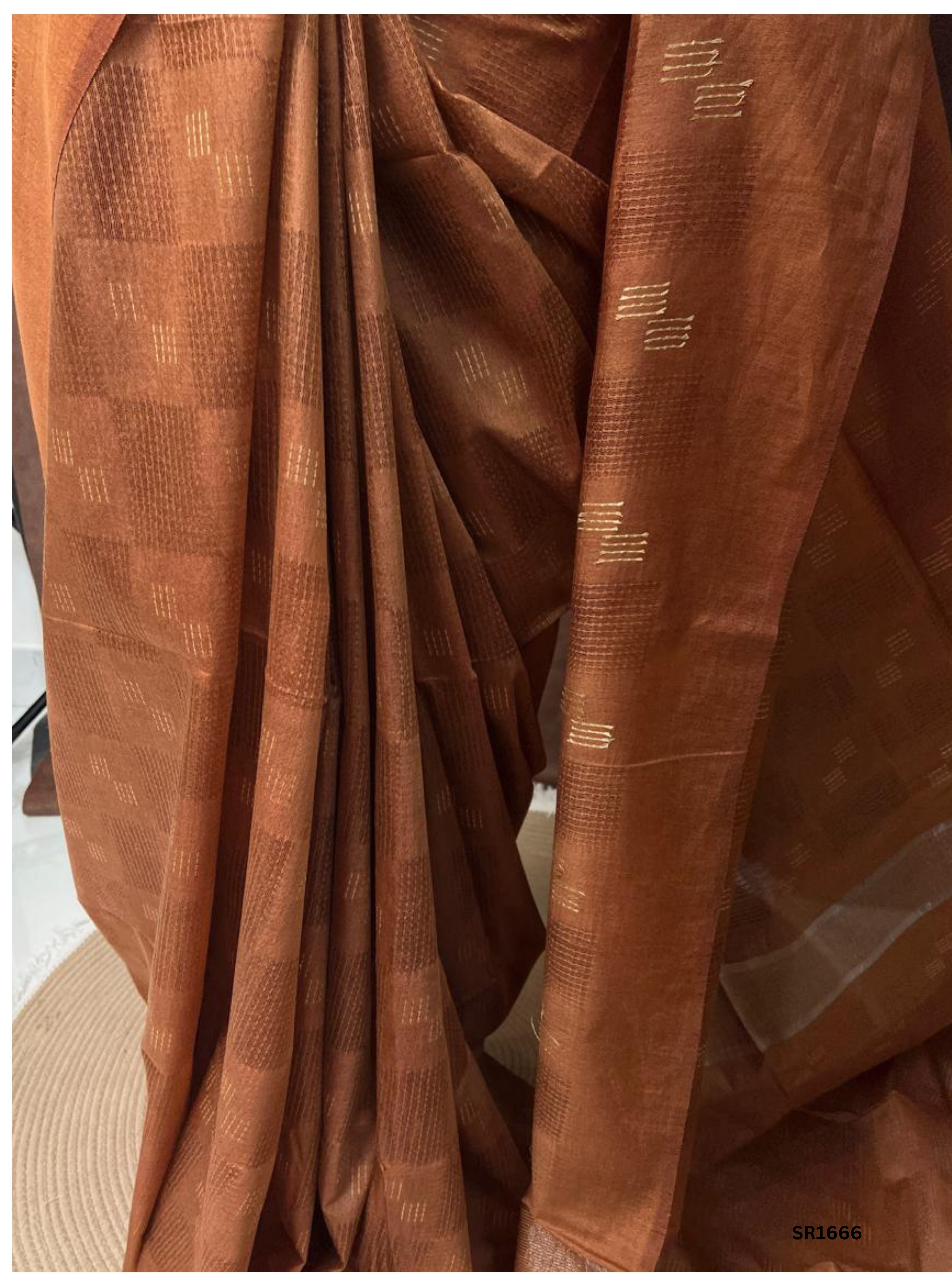 Bronze - Moonga Silk  Saree