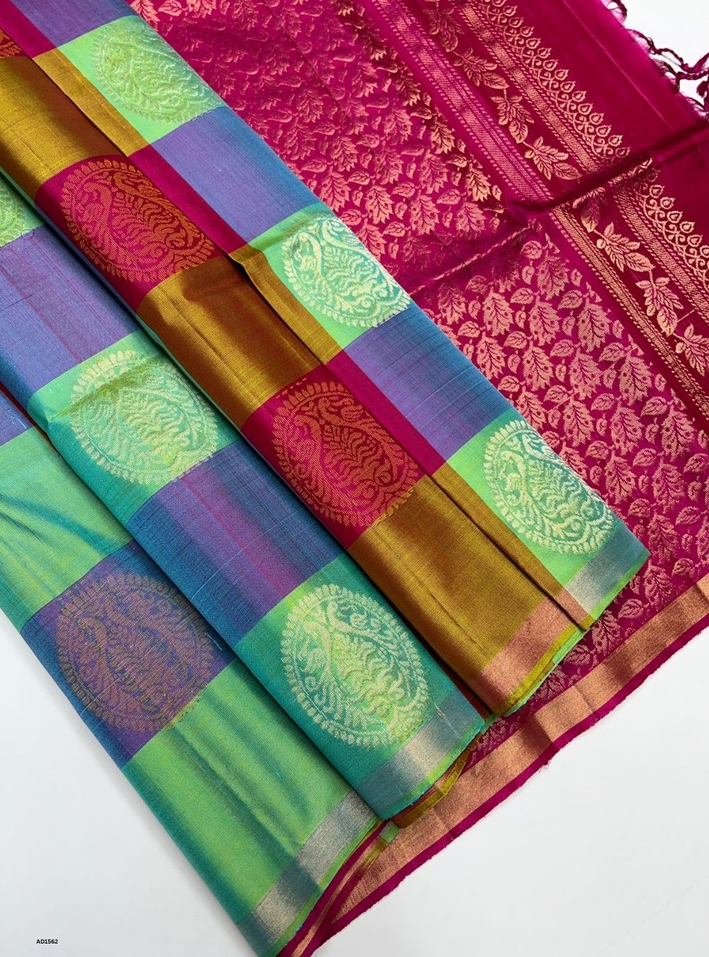 Multi Color -  Soft Silk Saree