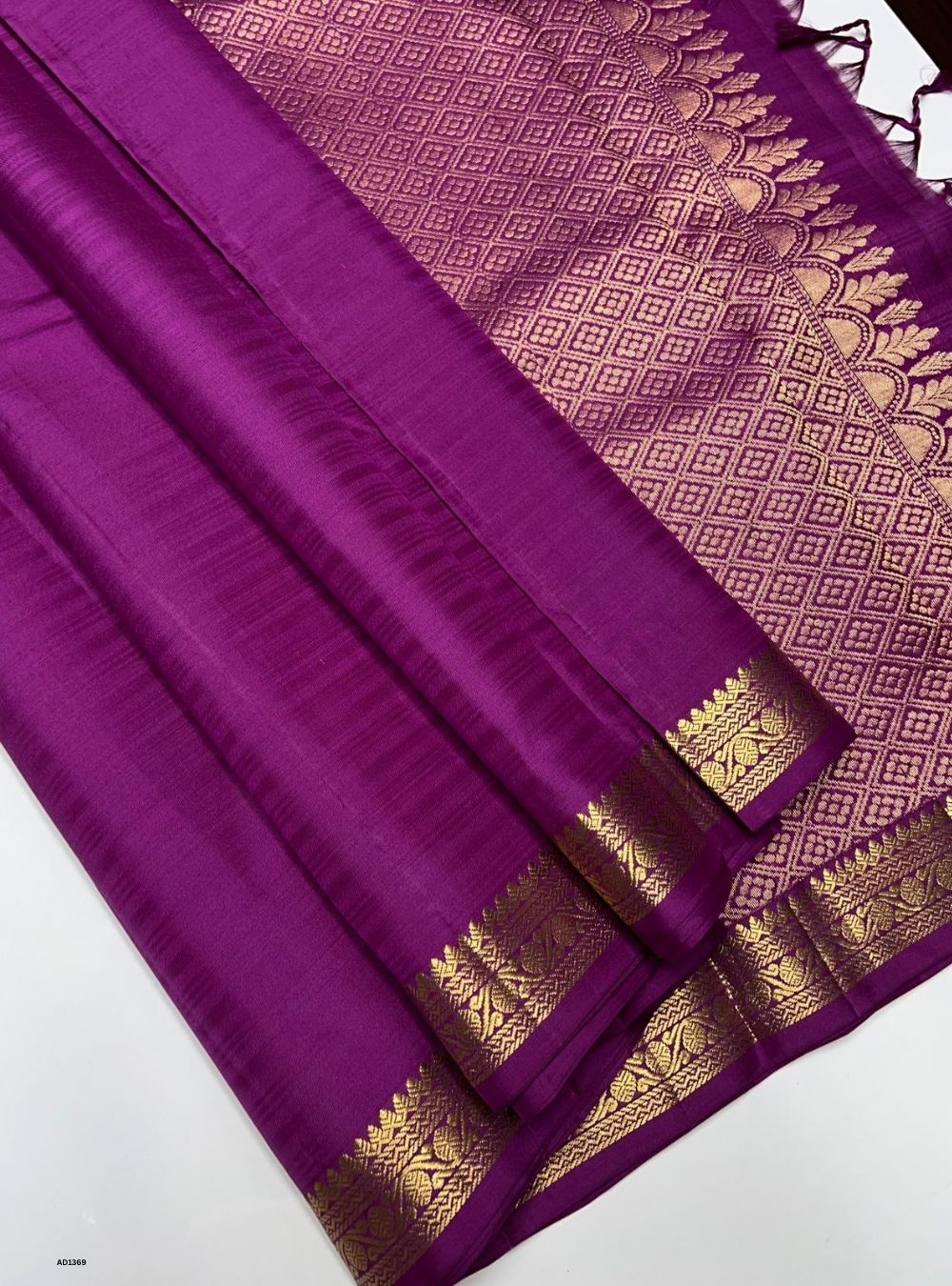 Purple -  Soft Silk Saree