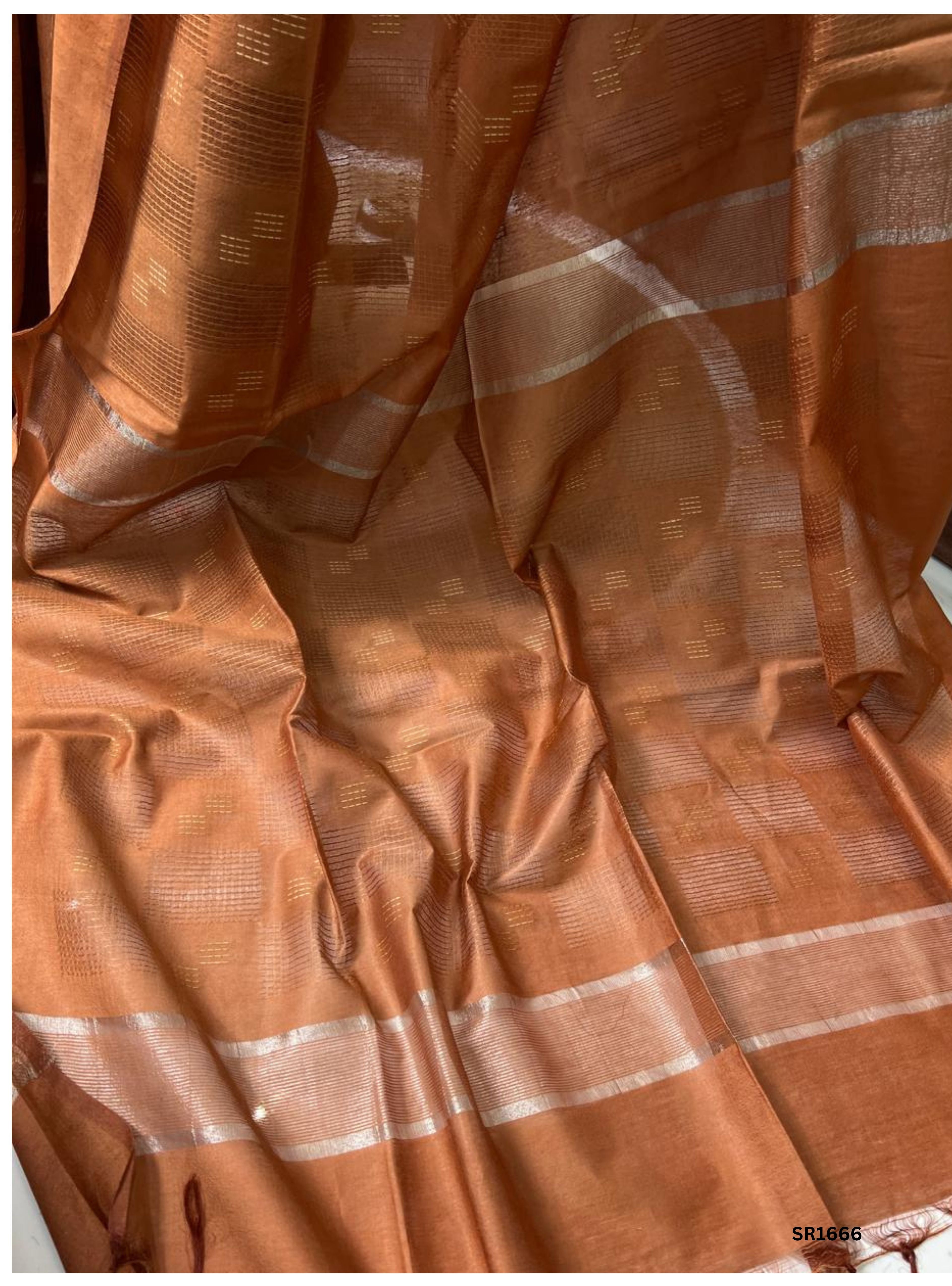 Bronze - Moonga Silk  Saree