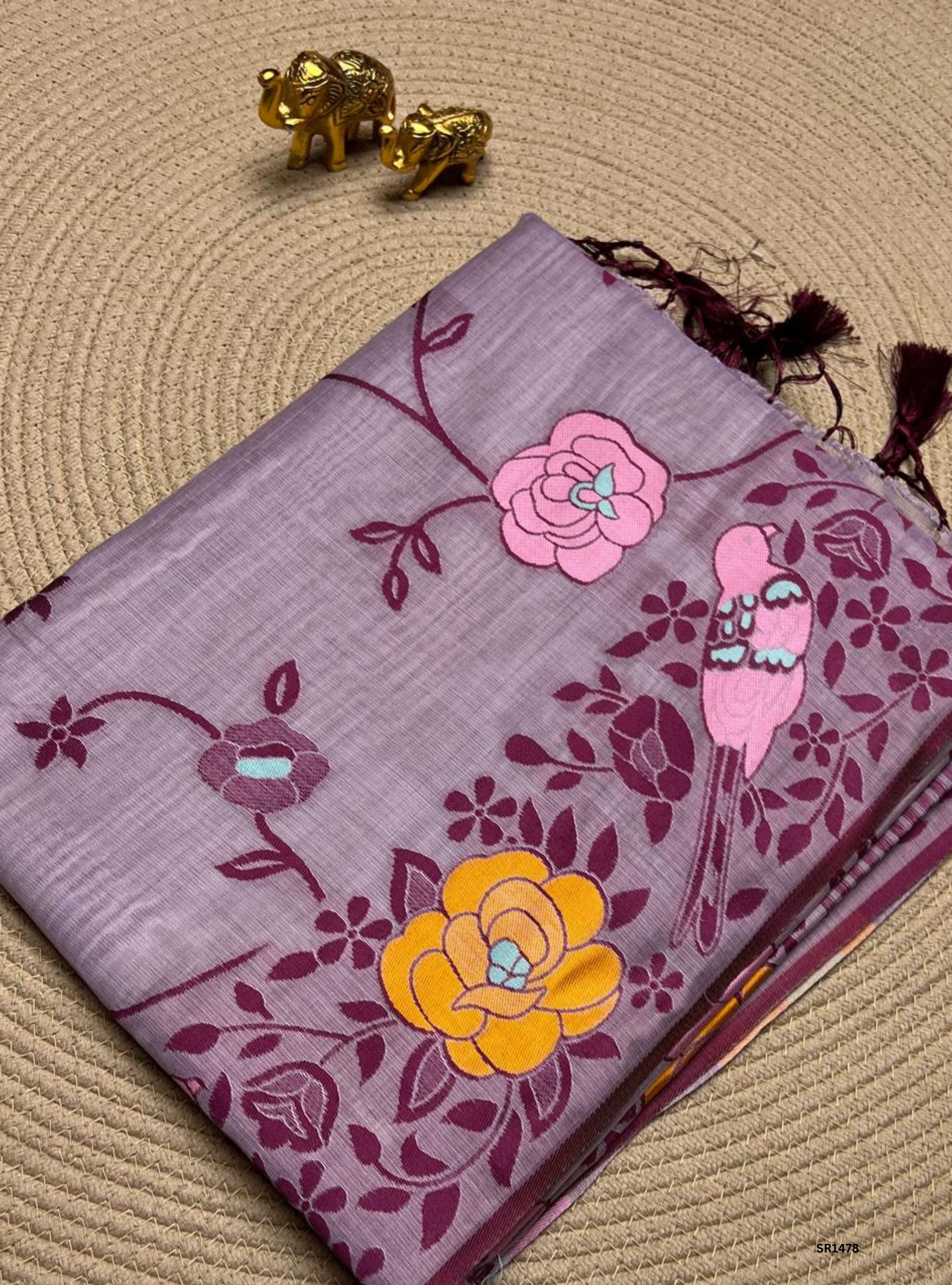 Lavender - Soft Cotton Saree