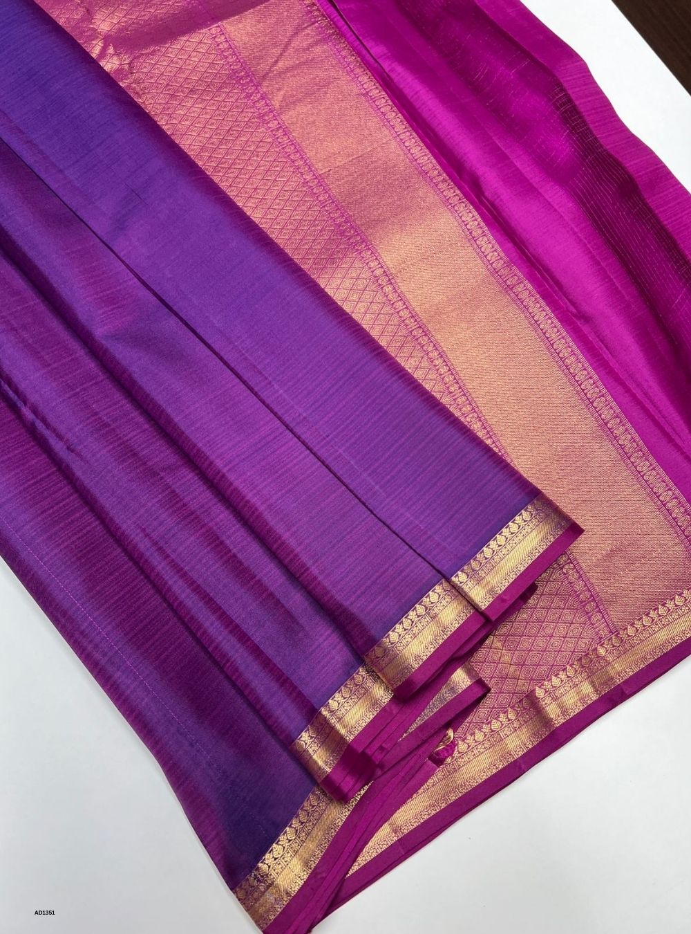 Purple -  Soft Silk Saree
